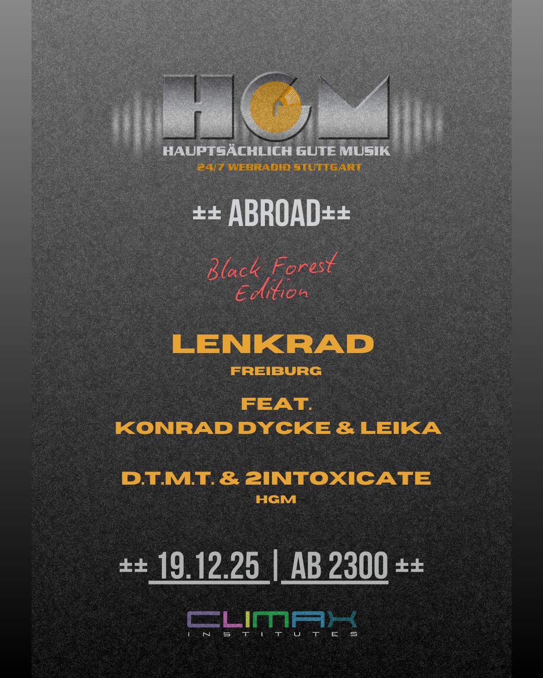 Hgm 'Abroad' - Black Forest Edition - W/Lenkrad (Fribourg) & Support