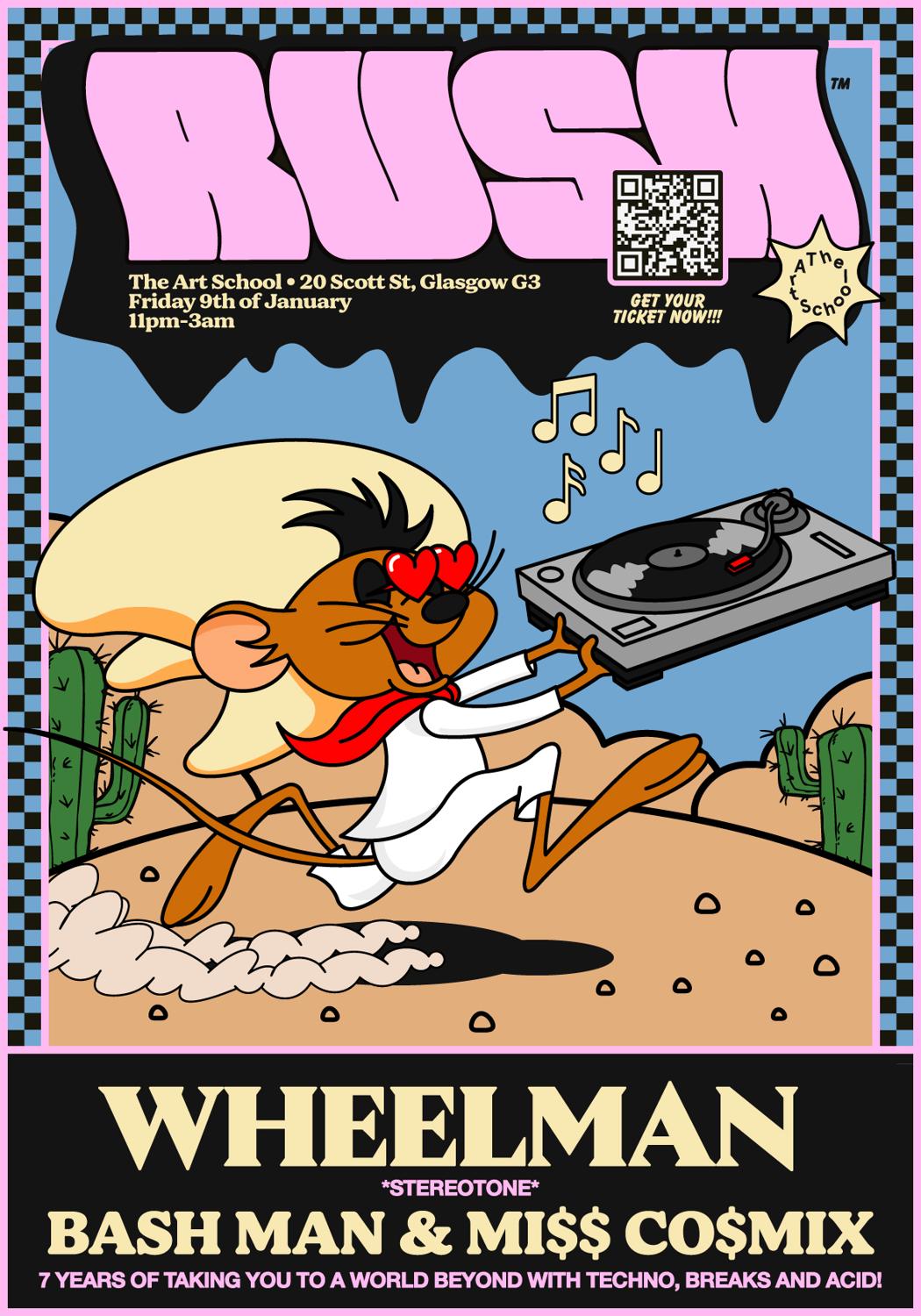 Rush W/ Wheelman (Free B4 Midnight Tickets)