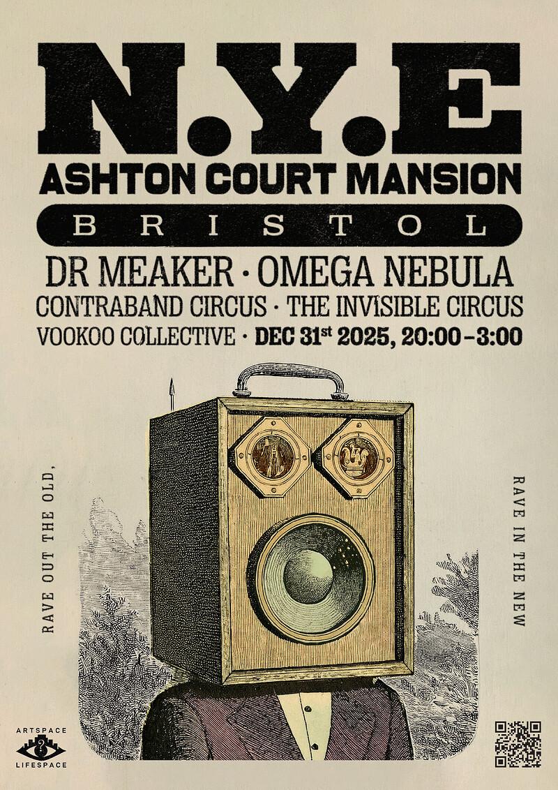 Nye At Ashton Court Mansion Ft Dr Meaker Live & Omega Nebula