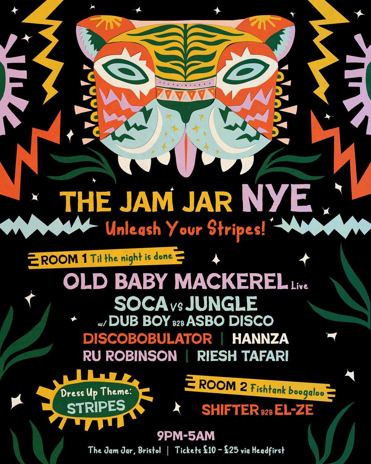 The Jam Jar Nye - Unleash Your Stripes!