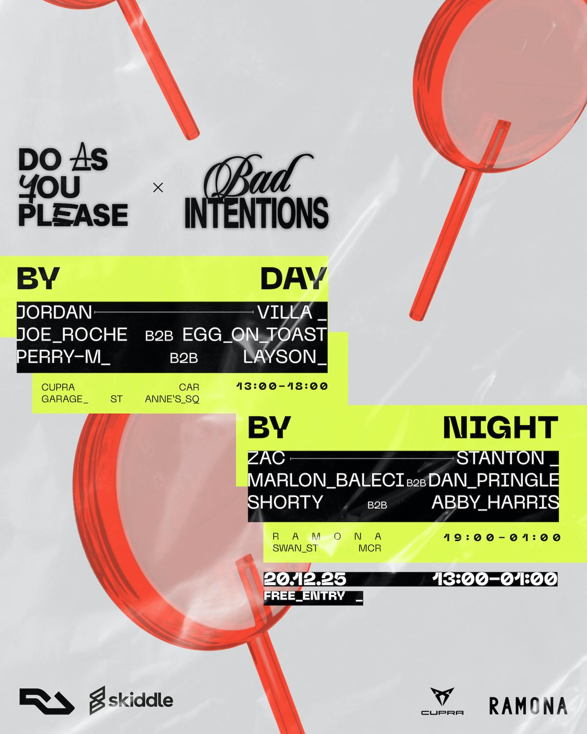 Do As You Please X Bad Intentions Night Party // Ramona Mcr