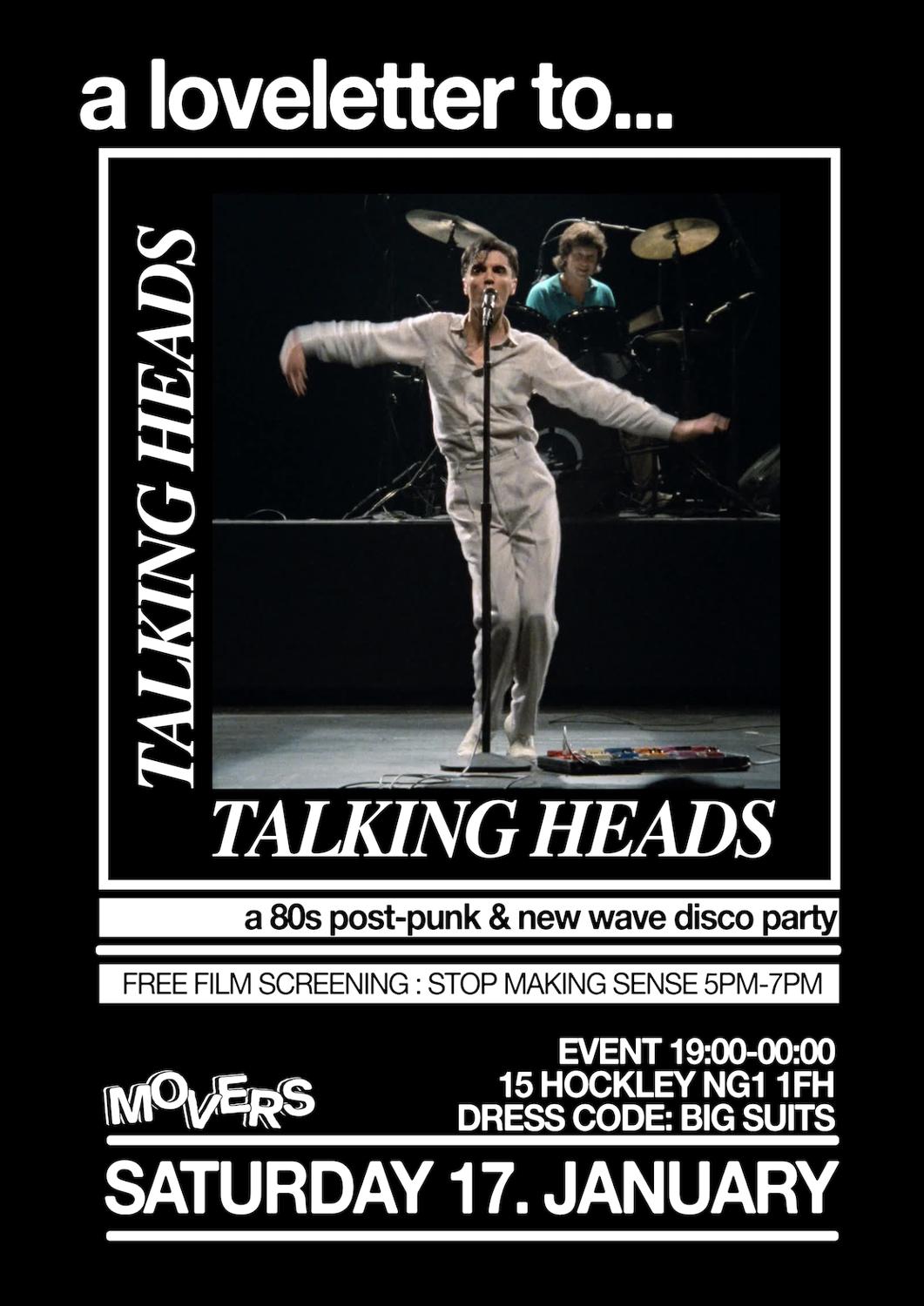 Loveletter To Talking Heads