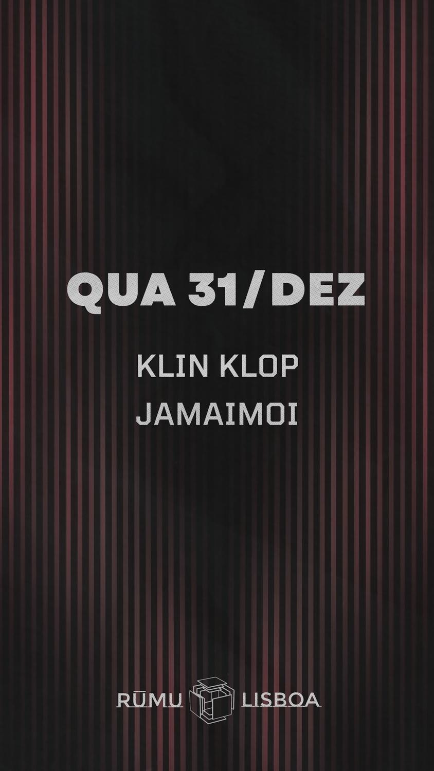 Rūmu Presents: Nye With Klin Klop & Jamaimoi