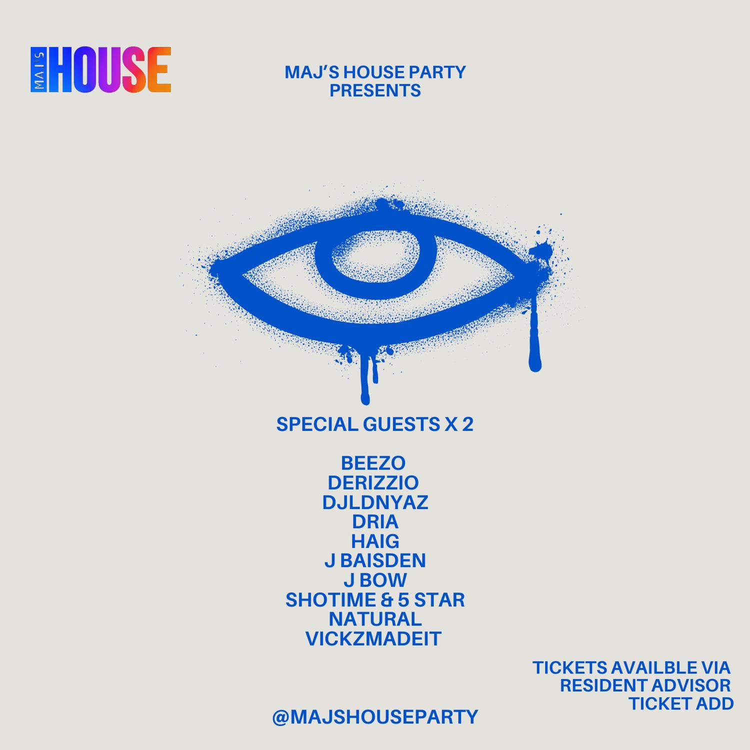 Majs House Party - New Years Day Party - Beezo // J Baisden // Haig // Vickzmadeit // Djldnyaz 