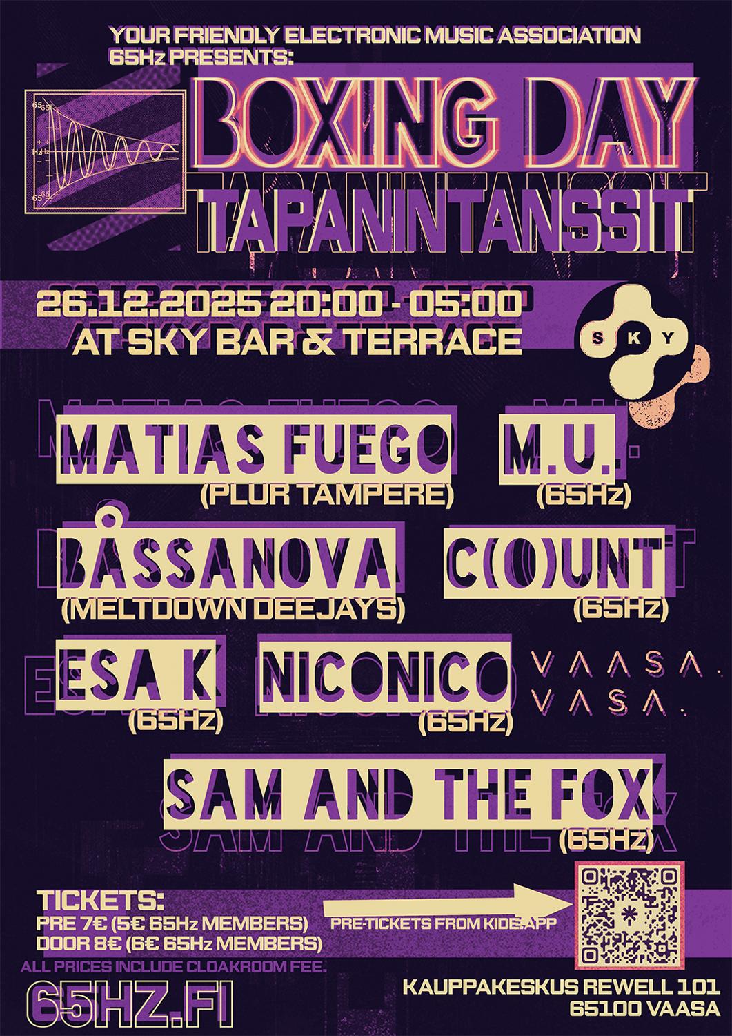 Boxing Day Tapanintanssit