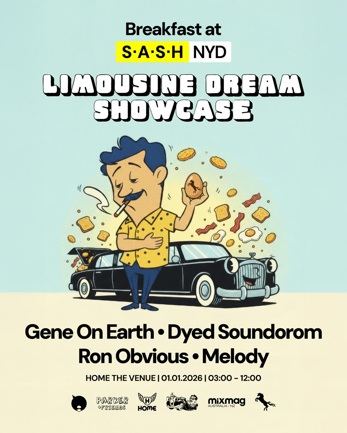 ★ S.A.S.H Newcastle ★ New Years Day ★ Gene On Earth ★ Ron Obvious ★ The Lass O'Gowrie Hotel ★