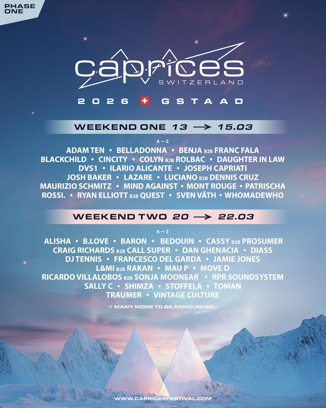 Caprices Festival 2026