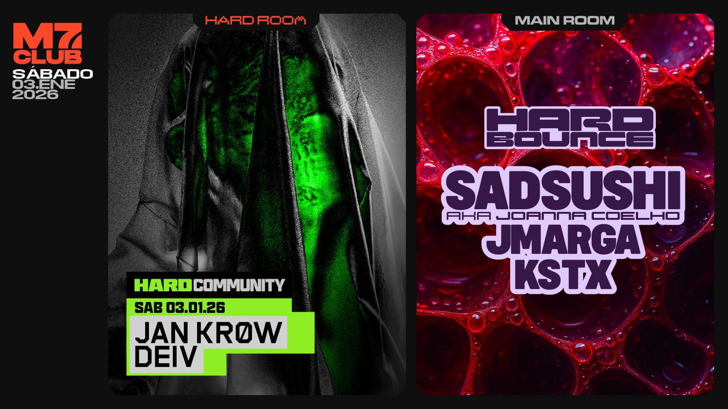 Hard Community [Jan Krøw & Deiv] Hard Bounce [Sadsushi Aka Joanna Coelho, Jmarga & Kstx]