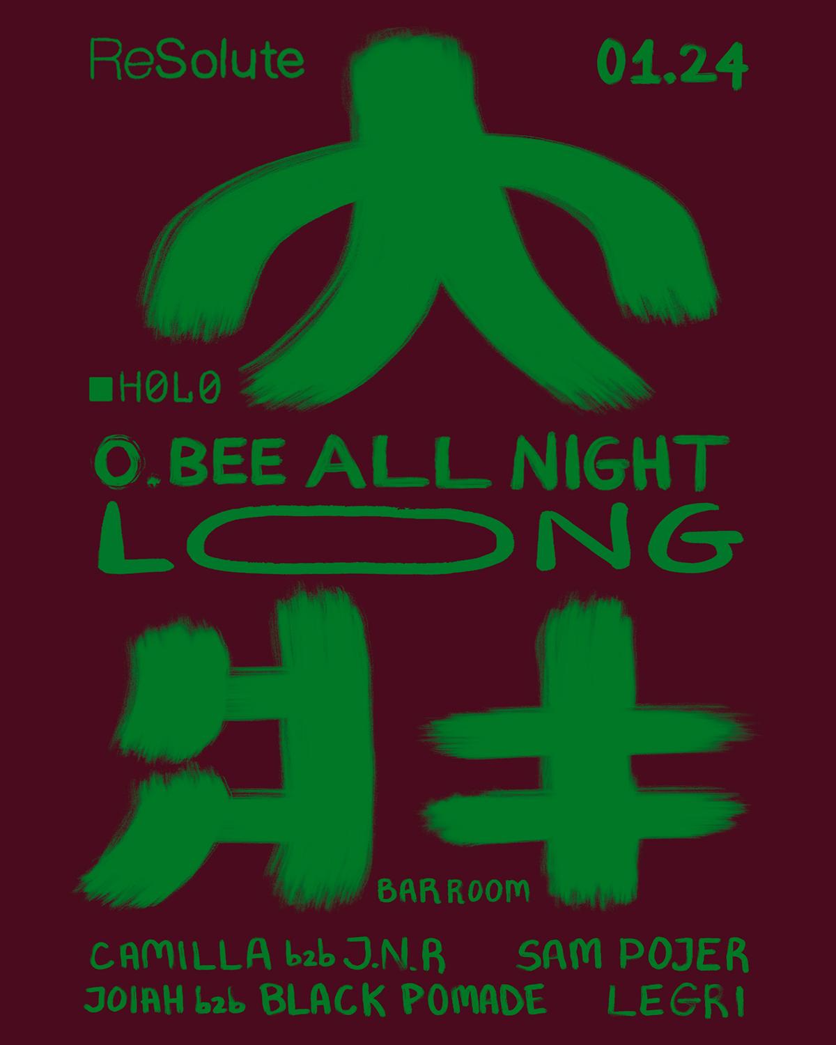 Resolute With O.Bee (All-Night Long)