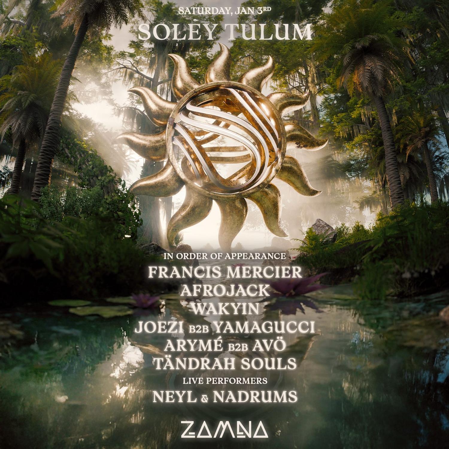 Francis Mercier Pres. SolèY Tulum