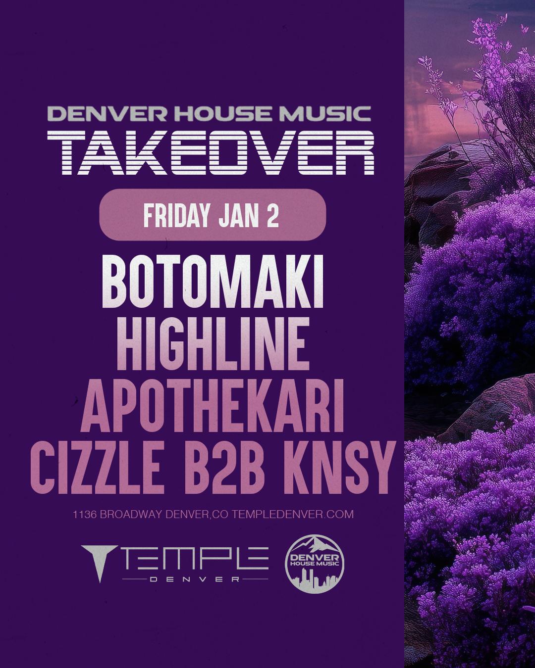 Denver House Music Takover - New Years Party