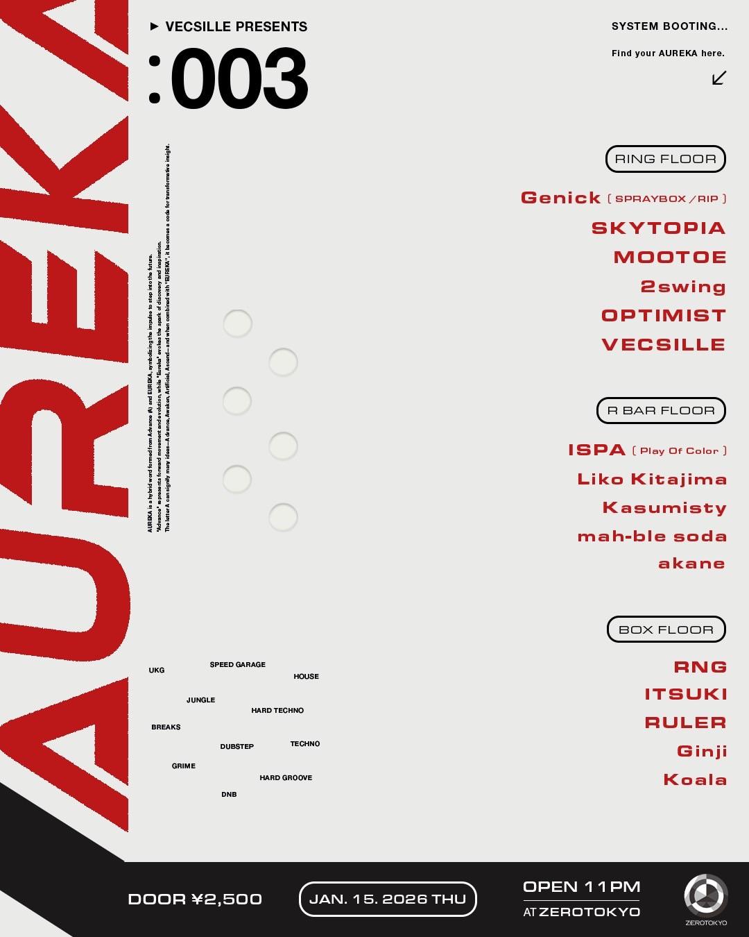 Vecsille Presents Aureka:003