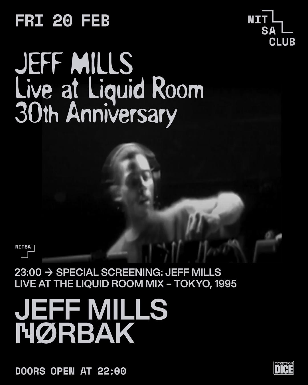Jeff Mills: Live At Liquid Room 30Th Anniversary