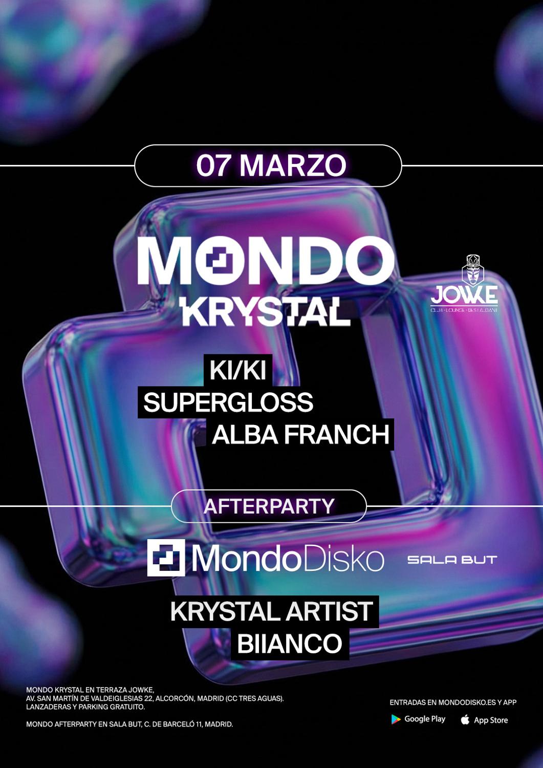 Mondo Krystal: Ki/Ki / Supergloss / Alba Franch