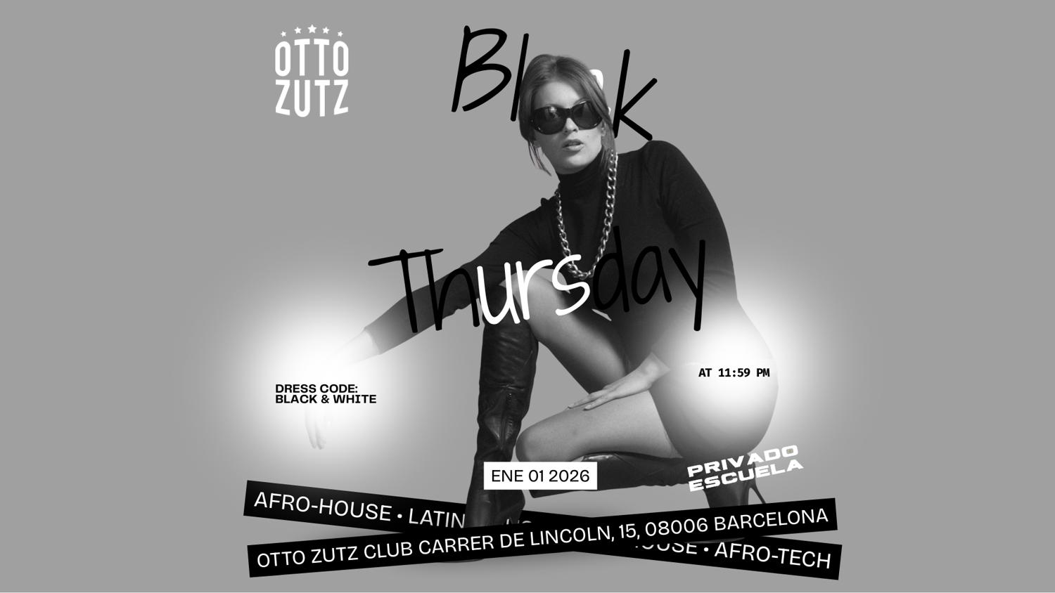 Free List + Open Bar - Black Thursday (Afro-House)