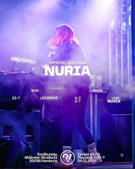 Nuria // Vabu // Leniwave // Granular Heat