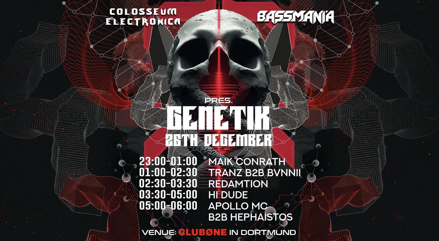 Colosseum Electronica & Bassmania Pres. Genetik