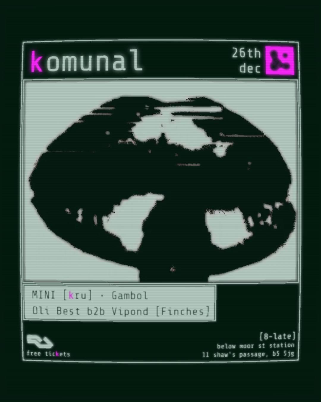 Boxing Day Stream With Mini [Kru], Gambol + Oli Best B2B Vipond [Finches]