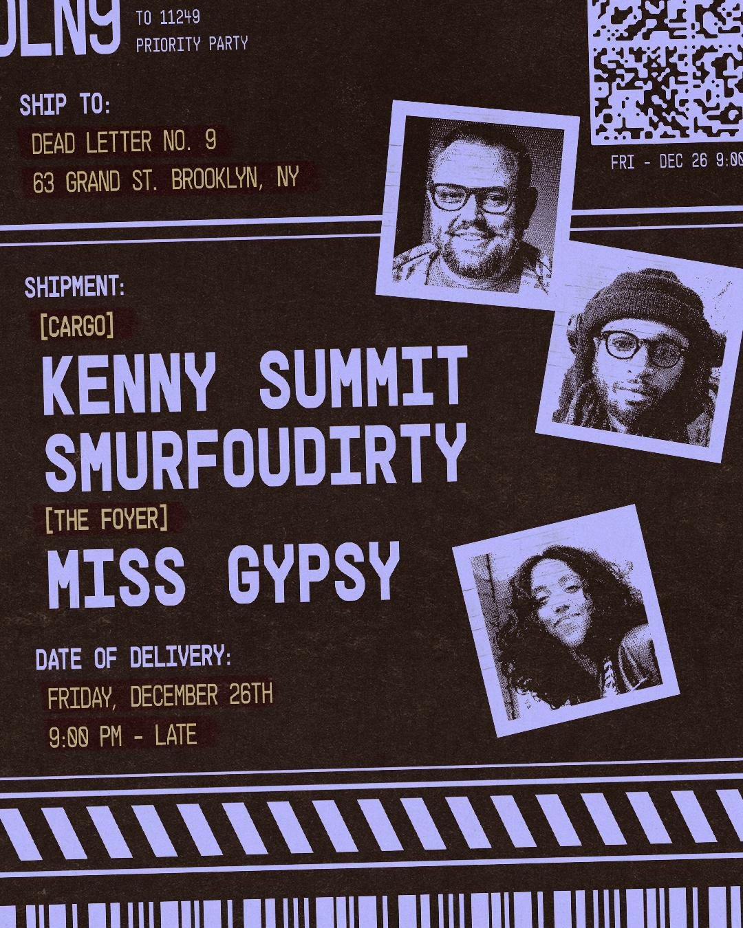 Kenny Summit, Smurfoudirty, Miss Gypsy - Dead Letter No.9