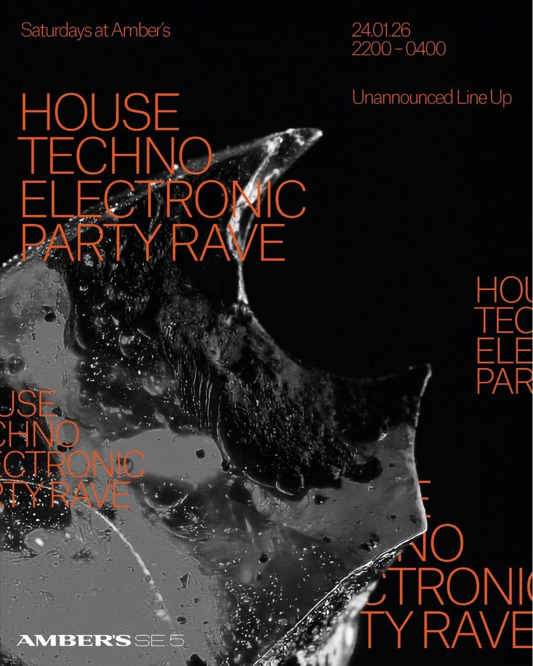 Saturday'S: House - Techno - Electronic - Party Rave