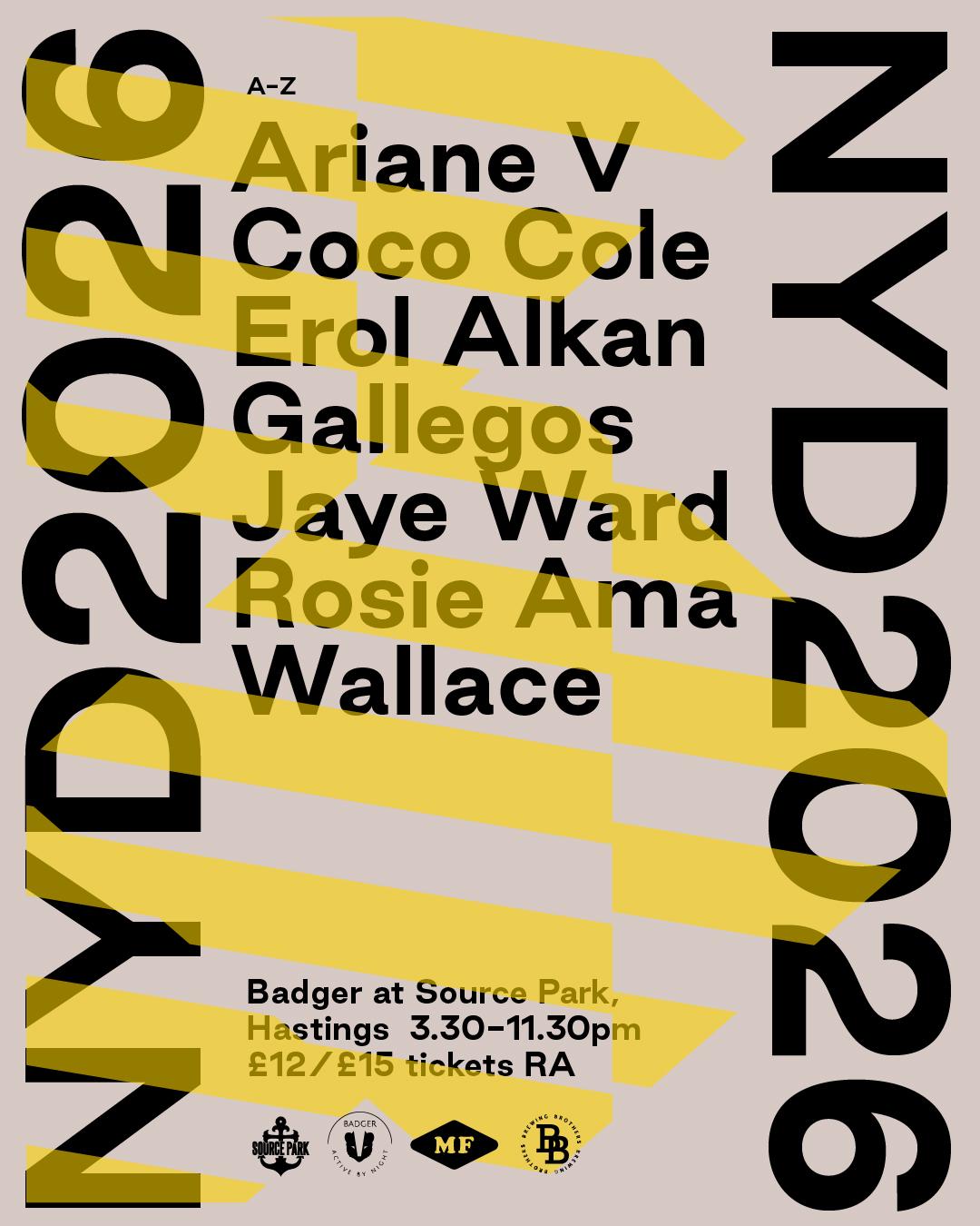 More Fountains Nyd With Erol Alkan, Wallace, Jaye Ward, Rosie Ama