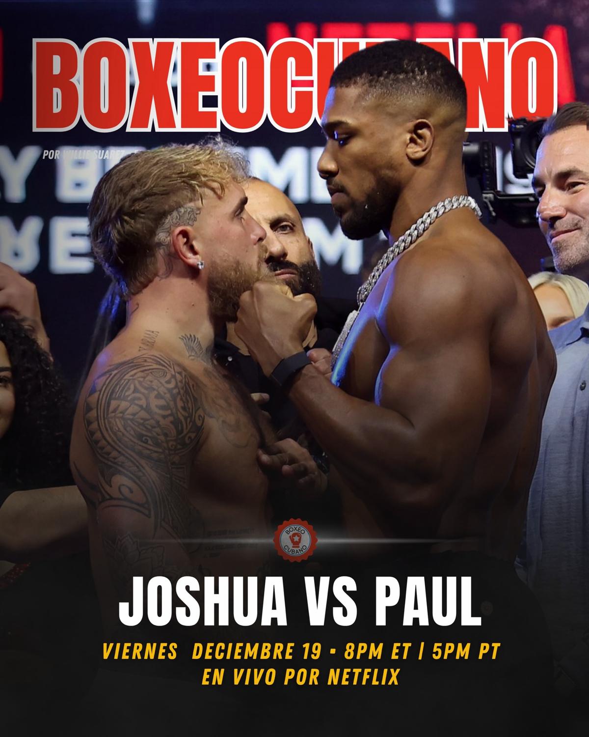 Watchfree! Anthony Joshua Vs. Jake Paul Netflix Freetv On