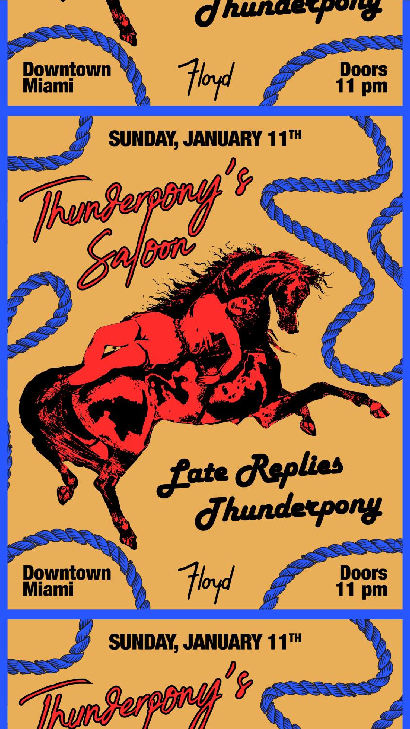 Thunderpony Saloon: Late Replies