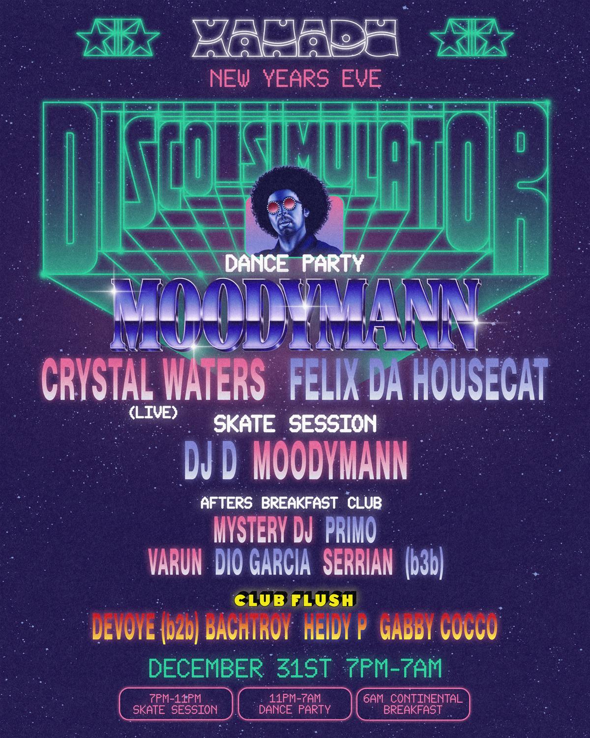 Disco Simulator: Xanadu Nye Feat. Moodymann, Felix Da Housecat, Crystal Waters (Live) + More