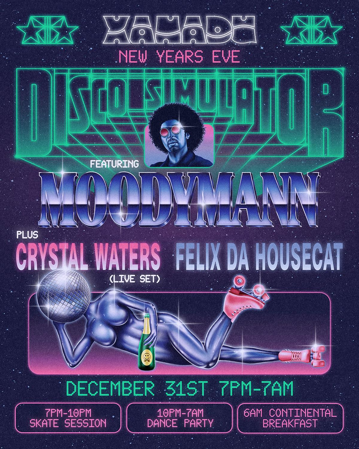 Disco Simulator: Xanadu Nye Feat. Moodymann, Felix Da Housecat, Crystal Waters (Live) + More