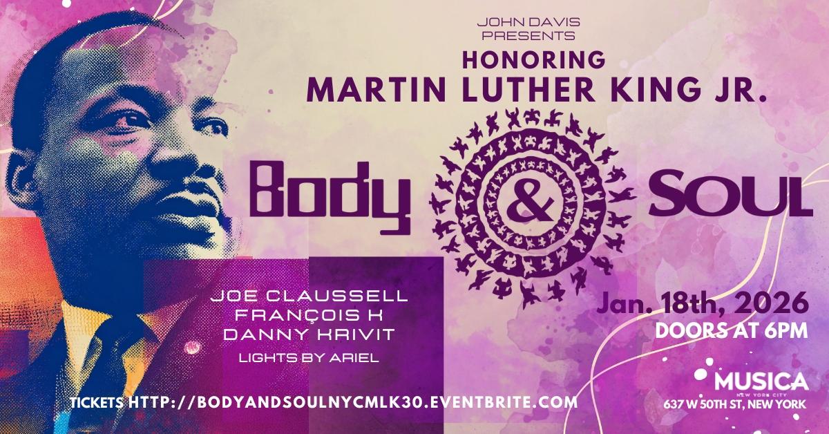 Body & Soul 2026 Mlk Celebration