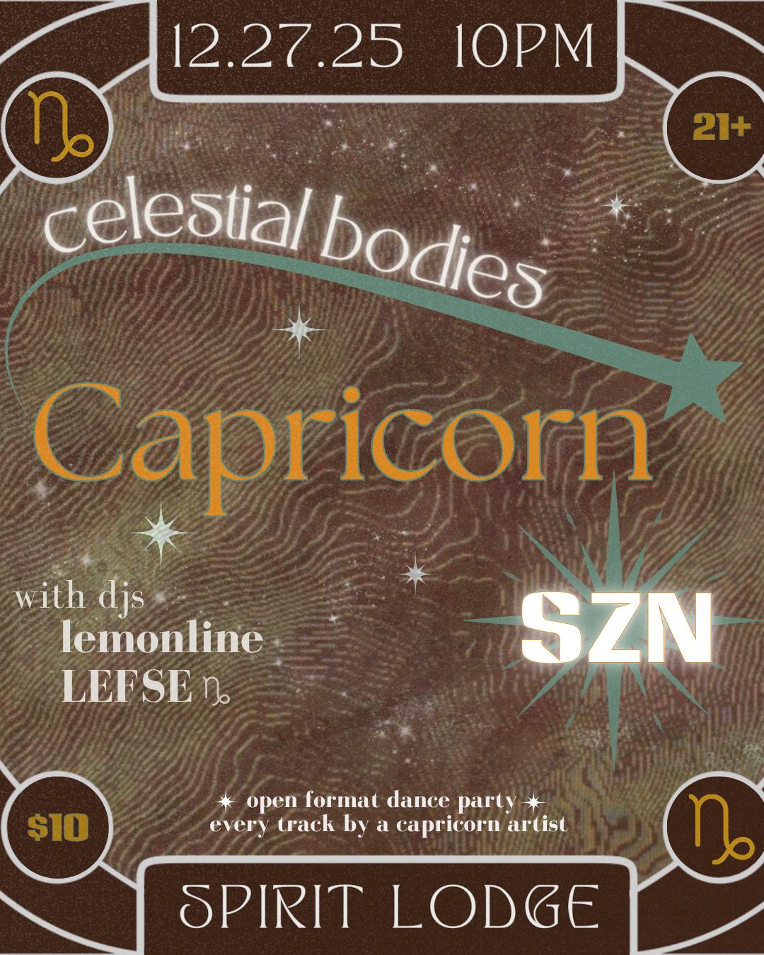 Celestial Bodies: Capricorn Szn