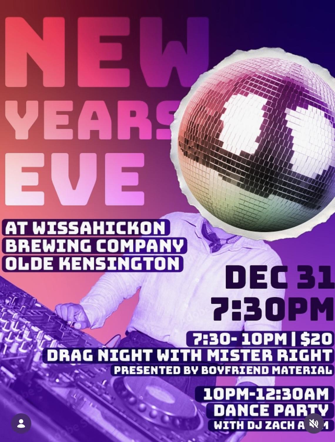 Nye At Wissahickon Brewing Company