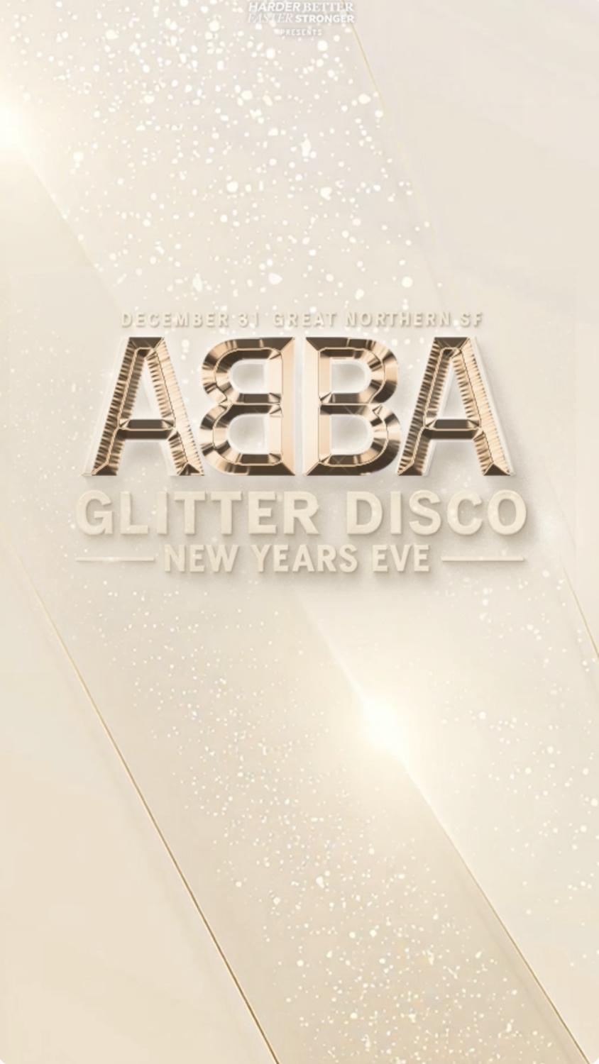 Dancing Queen Abba Glitter Disco Nye Extravaganza