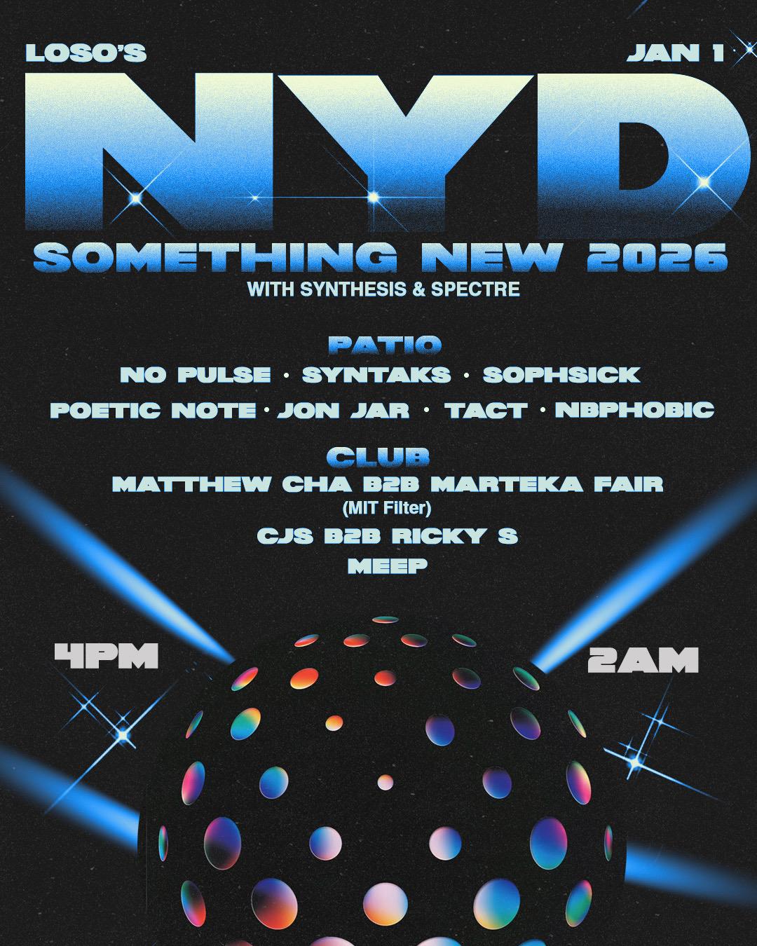 Synthesis / Spectre: Something New 2026