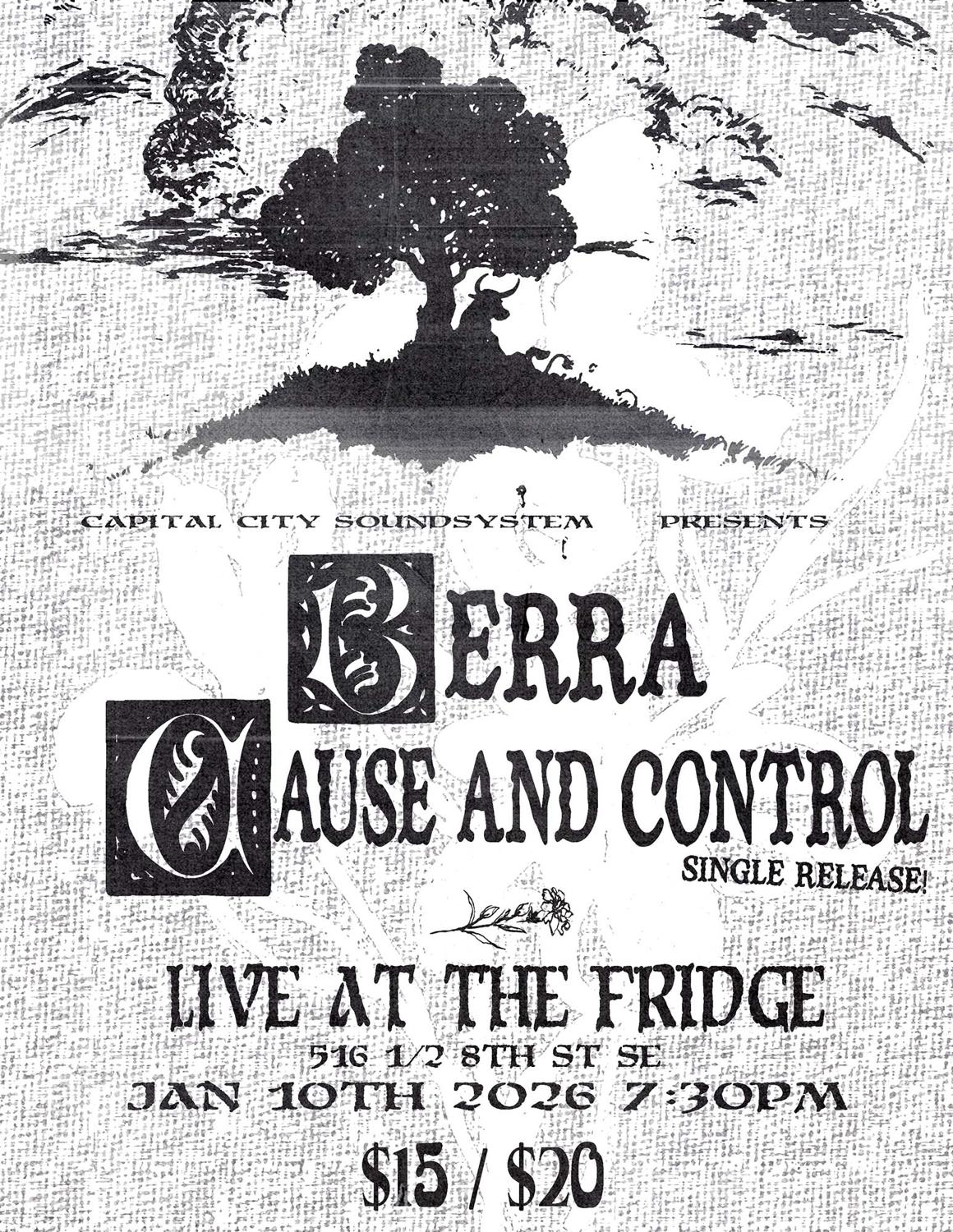 Berra, Cause And Control: Live