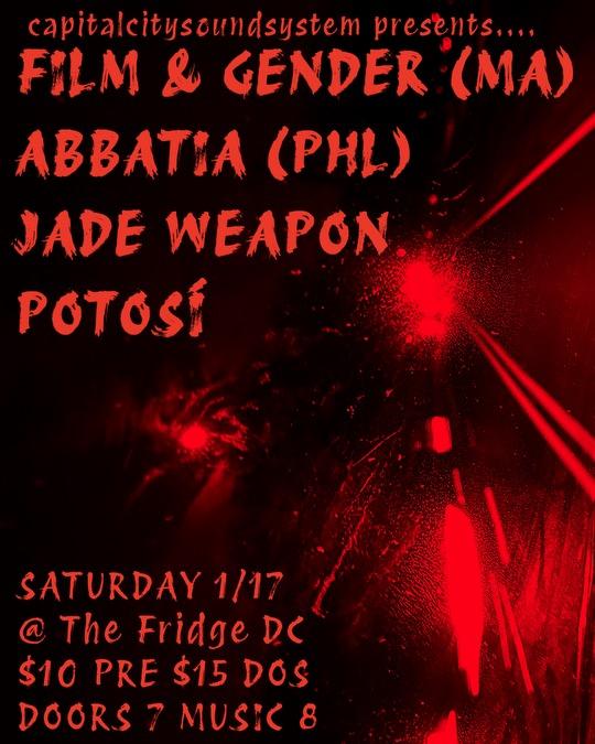 Film & Gender, Abbatia, Jade Weapon, Potosí