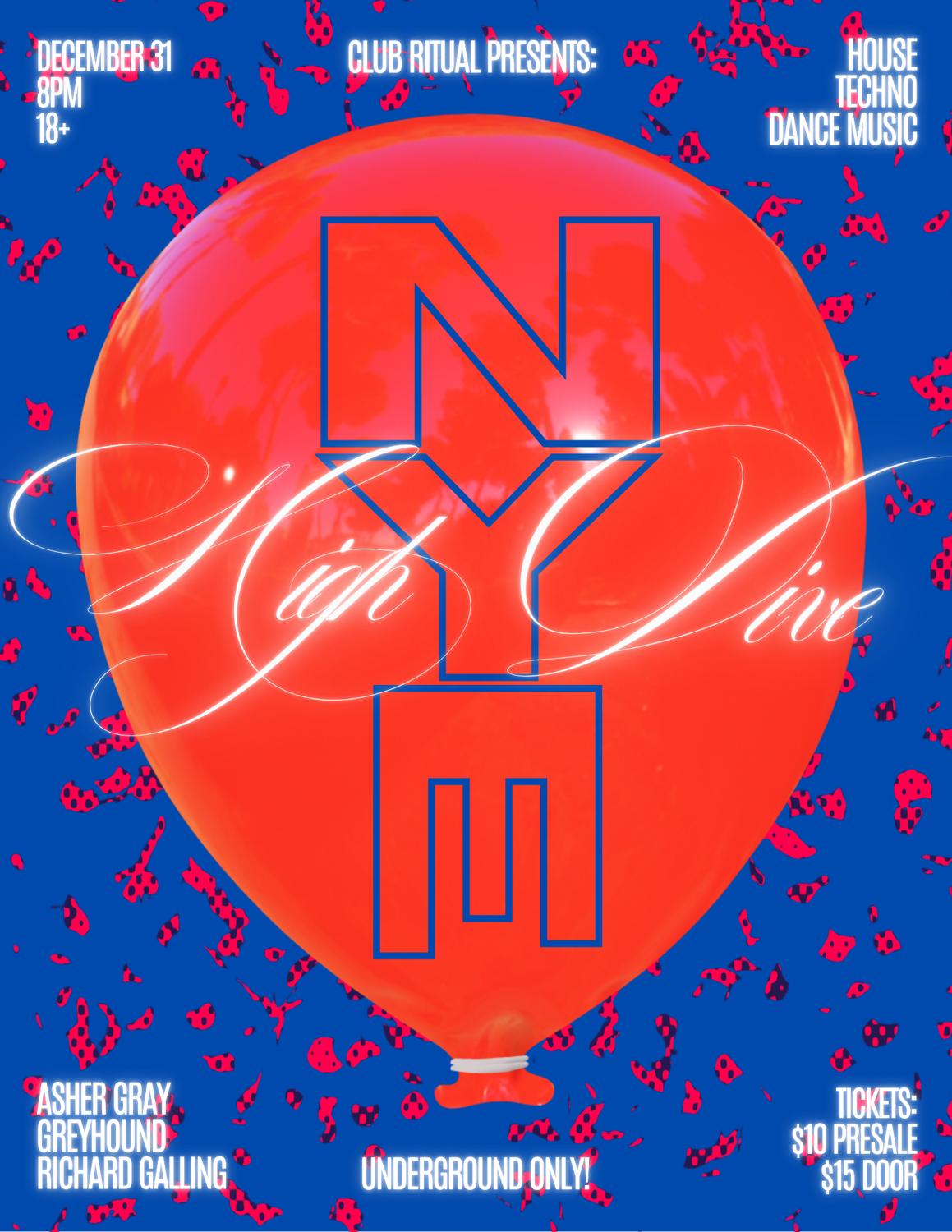 Club Ritual Presents Nye At High Dive