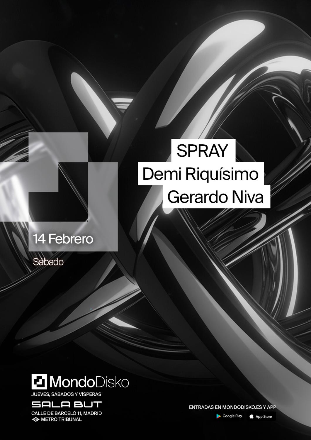 Spray / Demi Riquísimo / Gerardo Niva