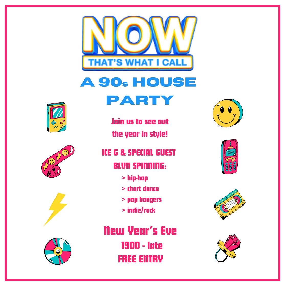 To The Moon Nye - 90S House Party