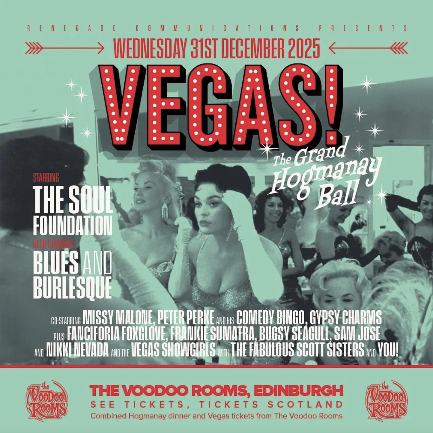 Voodoo Rooms Hogmanay Ball