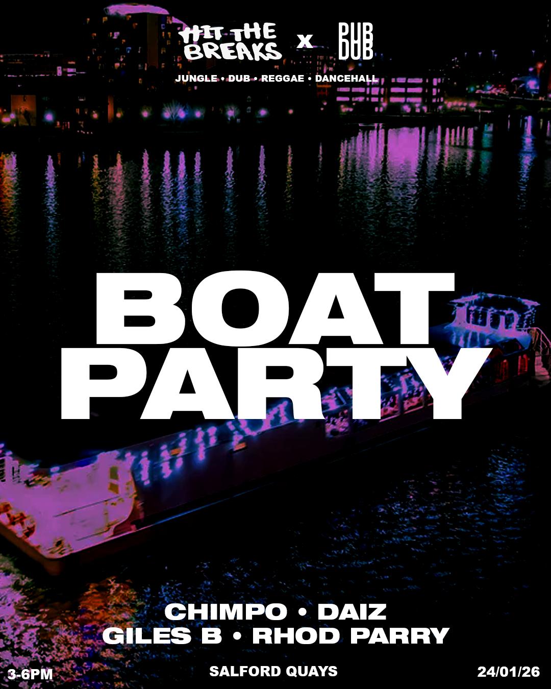 Pubdub X Hit The Breaks Boat Party