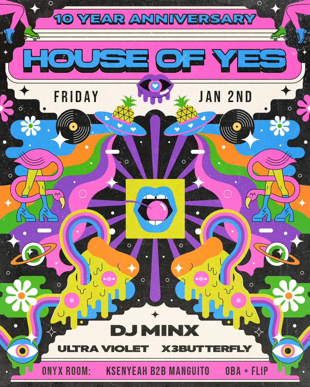 Dj Minx • Ultra Violet • X3Butterfly • Ksenyeah B2B Manguito • Oba+Flip