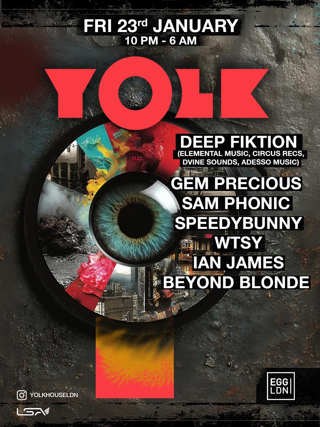 Yolk - House & Tech-House Fridays At Egg Ldn