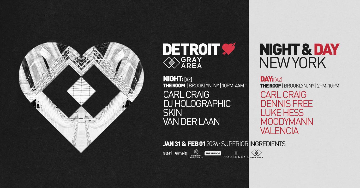 Detroit Love, Brooklyn Edition By Night With Carl Craig, Dj Holographic + More