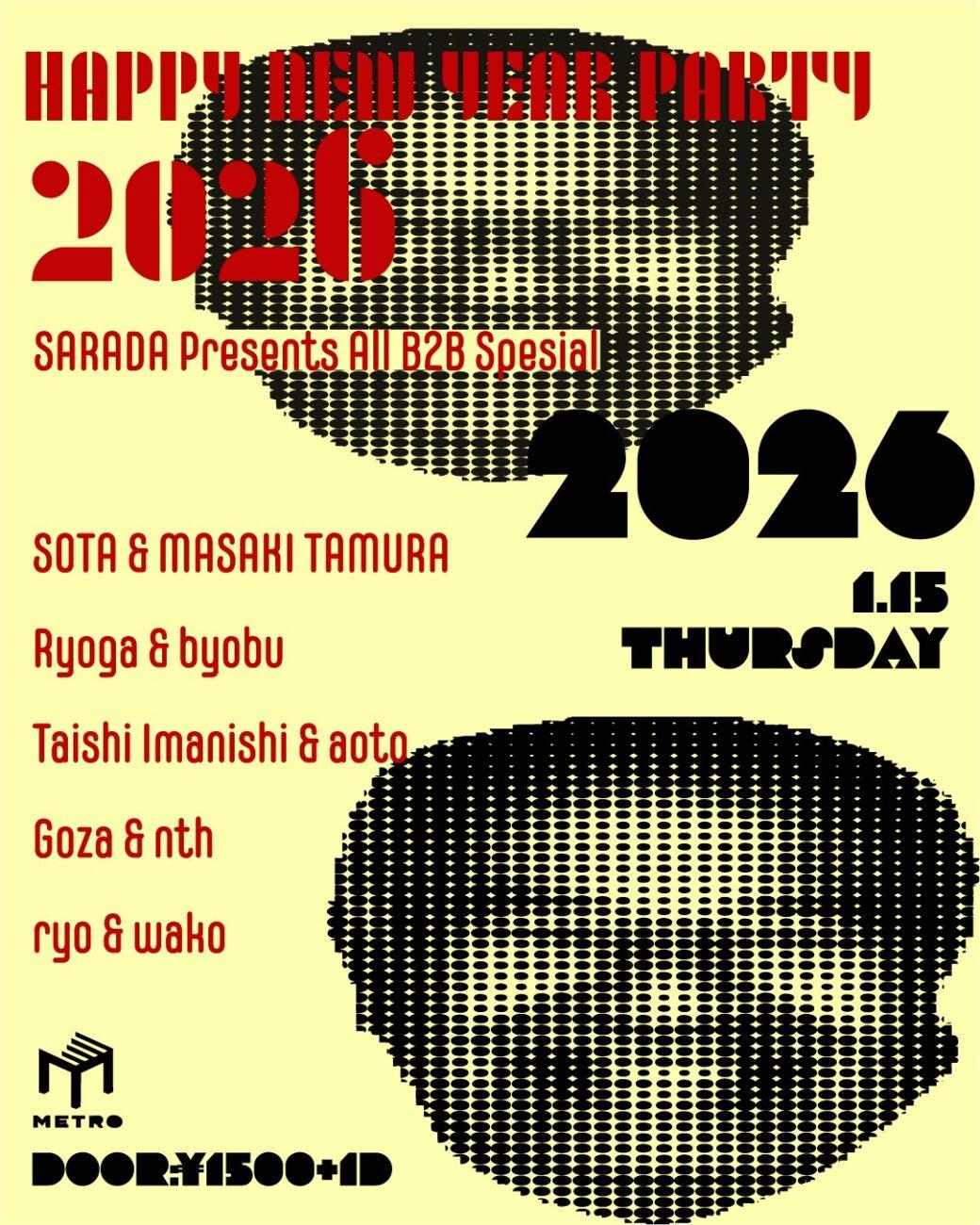 Happy New Year Party -Sarada Presents All B2B Special-