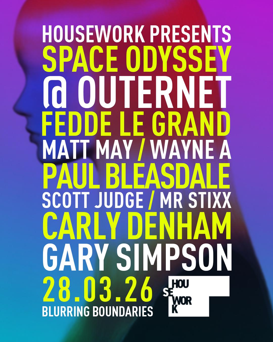 Housework Presents Space Odyssey Ft Fedde Le Grand