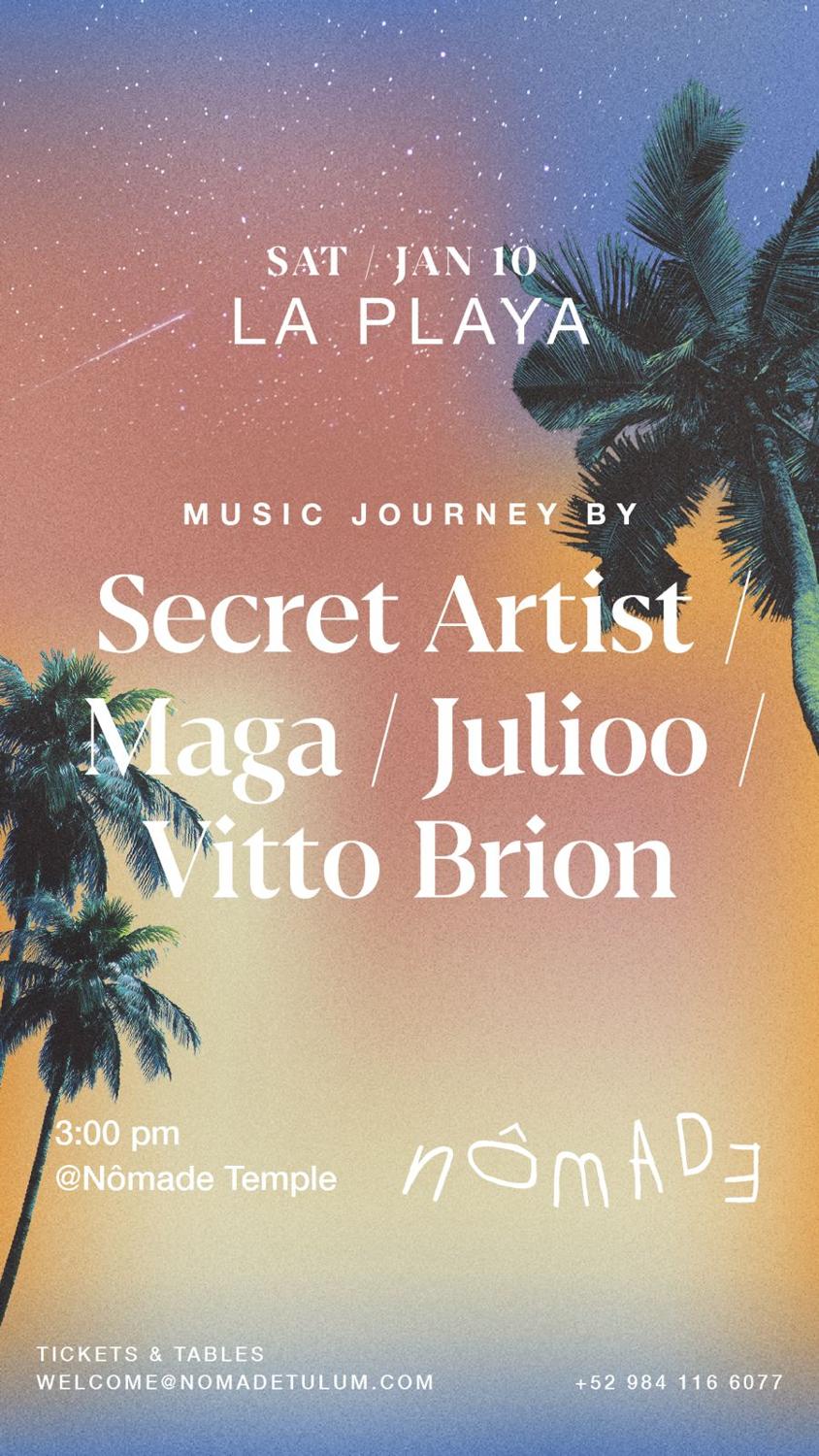 Nômade Presents: Maga, Julioo, Vito Brion 7 Secret Guest