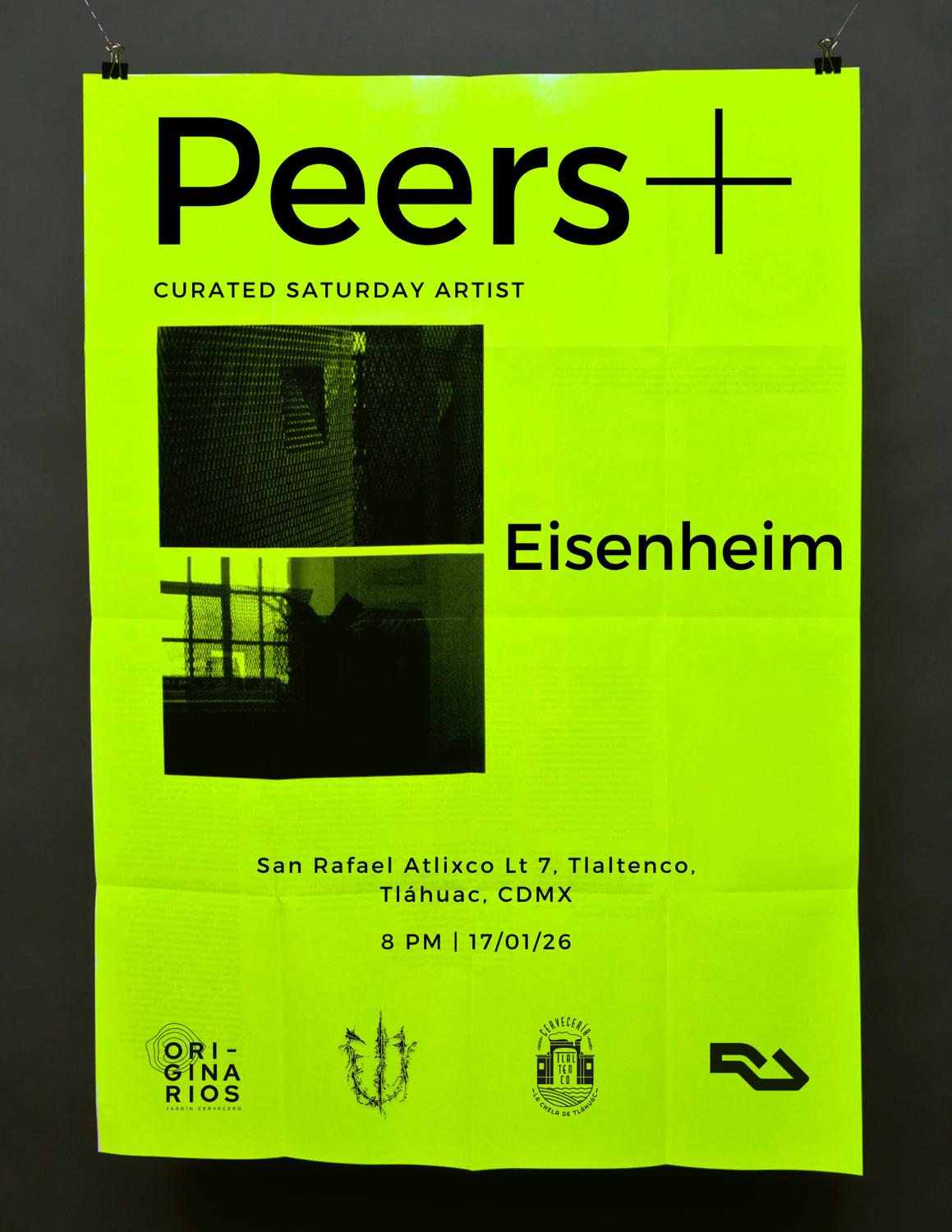 Peers+ Curated Saturday Artist