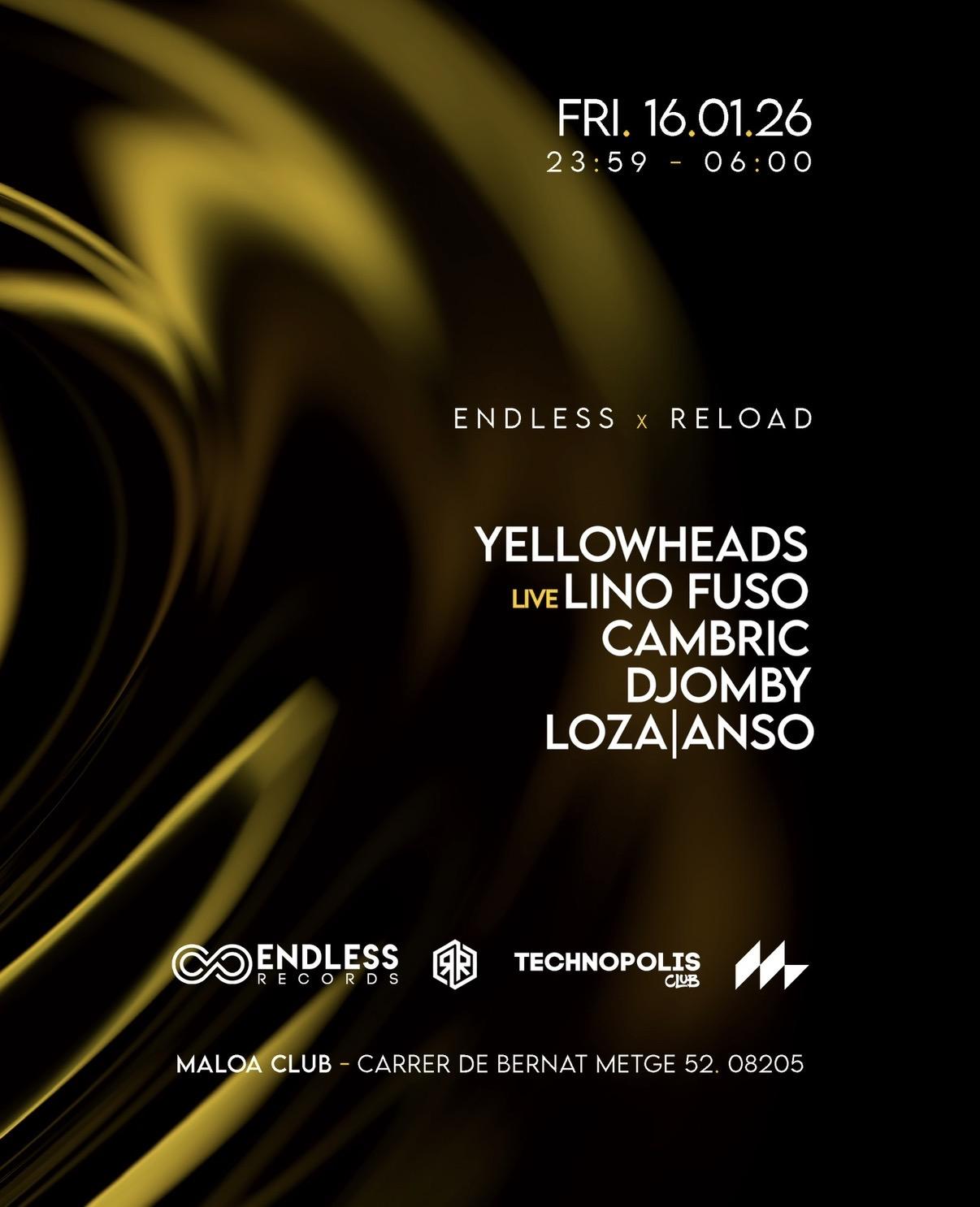 Endless Reload:  Yellowheads, Lino Fuso Live,