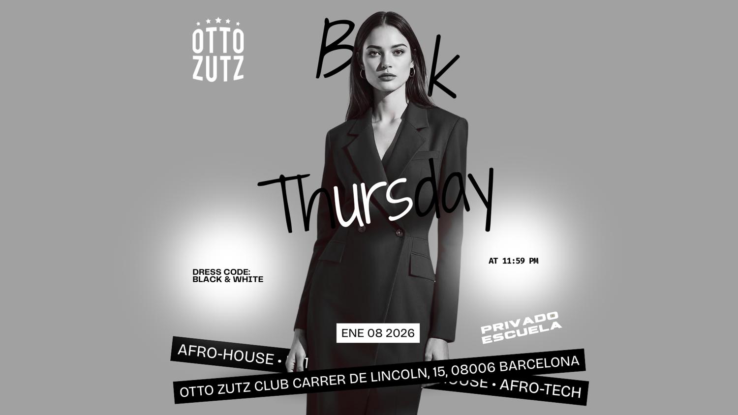 Free List + Open Bar - Black Thursday (Afro-House)